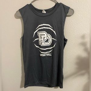 Grey basketball jersey